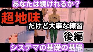 あなたは早送りせず観れるか！？システマの基礎中の基礎！超地味だけど大事な練習！　後編