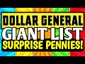 🔥GIANT SURPRISE PENNY LIST!🔥DOLLAR GENERAL PENNY LIST 8/8🔥PENNY SHOPPING 8/8🔥