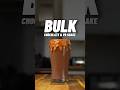 The BEST Chocolate & PB Bulking Shake! 💪🏽🥤OVER 1000 calories with 62g Protein! #bulking #recipe