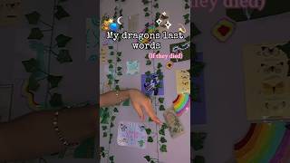 My dragons last words🌹✨🪐 #dragon #paperdragon #roblox #funny #comedy #music #lore #artist #slay