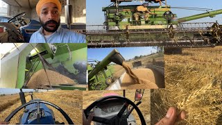 ਅੱਜ ਵੱਢੀ ਕਣਕ/ ਐਨਾ ਝਾੜ 😳/ waddi vlog part 2/ਮਸ਼ੀਨ ਨੇ ਕੀ ਕਰਤਾ😳#fulldayvlog #kanak#khet khet