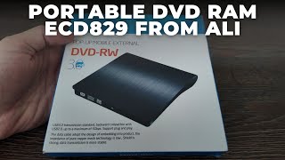 External DVD RAM ECD829 Review | Affordable DVD Writer from AliExpress