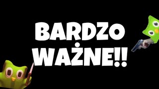 BARDZO WAŻNE OGŁOSZENIE! 😱