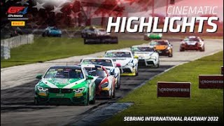 Cinematic Highlights l Sebring International Raceway 2022 l Pirelli GT4 America