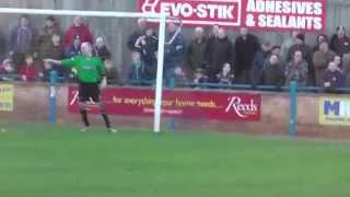 Ewan Clarke goal for Kings Lynn FC 3 v 1 Buxton FC 36th minute 13/14 season