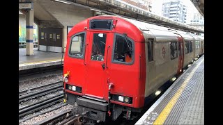 London Underground Track Recording Train passing Acton Town