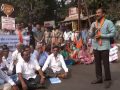 lonavala bjp workers staged a rasta roko