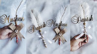 How to make nikah pen at home| Nikah pen decoration | Nikah pen for bride \u0026 groom