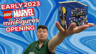 Early 2023 LEGO MARVEL Minifigures Series 2 FULL BOX OPENING