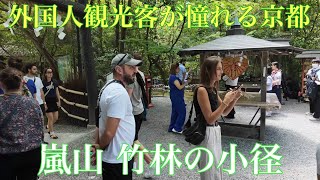 2024年6月5日 外国人観光客が憧れる京都 嵐山竹林の小径を歩く Walking along the path of Arashiyama Bamboo Forest 【4K】