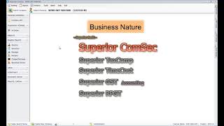 Superior ComSec - PD2/2017 (Nature of Business)