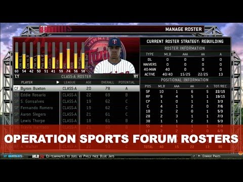 MLB 14 The Show: Operation Sports Forum Rosters Available Now! MLB 14 The Show: Operation Sports Forum Rosters Available Now!