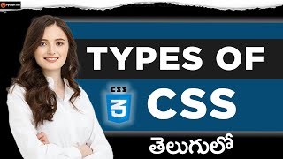 Types of CSS | Css Types in Telugu