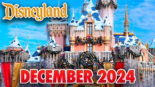 Disneyland Park - December 2024 Walkthrough: New Haunted Mansion Queue \u0026 Christmas 2024