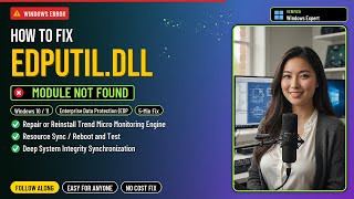 Fix edputil.dll Security Error!