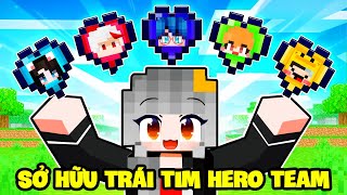 SAMMY KHÁM PHÁ BÍ MẬT BÊN TRONG TRÁI TIM HERO TEAM TRONG MINECRAFT