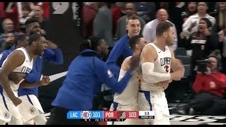 Blake Griffin's Buzzer-Beater Gives Clippers Win vs. Blazers