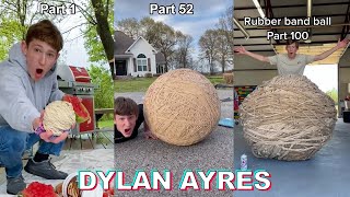 DYLAN AYRES RUBBER BAND BALL TikTok Compilation | Part 1 - 100  ALL PARTS (1700+ LBS)