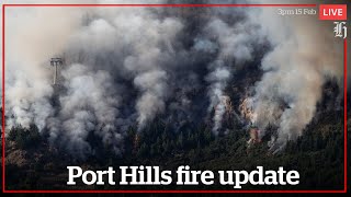 Port Hills fire update live from Christchurch (Full)