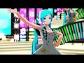 【vocaloid mmd 60fps】hatsune miku 初音ミク 【ハッピーシンセサイザ happy synthesizer】stage dl