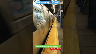 NYC subway 🚇 E train | Metro de Nueva York Tren E (8-jul-2021)