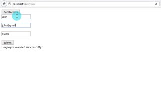 jQuery AJAX PHP MY SQL - Insert & View Data Into MySQL Database using
