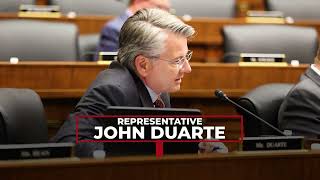 Thank you, Rep. John Duarte