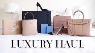 UNBOX WITH ME! | LUXURY UNBOXING FT. PRADA, MULBERRY, CHRISTIAN LOUBOUTIN ETC.