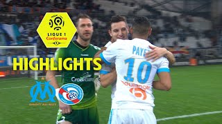 Olympique de Marseille - RC Strasbourg Alsace (2-0) - Highlights - (OM - RCSA) / 2017-18