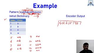 L - 14 | Unit - 3 | LZW Algorithm - Encoding and Decoding | Data Compression