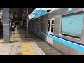 【4k】jr中央・総武線 東京メトロ07系 07 106編成 地下鉄東西線直通 普通 西船橋行き 三鷹駅 発車