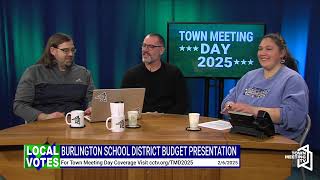 Burlington School District Budget Presentation - 2/6/2025