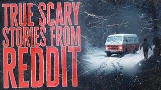 8 TRUE Horror Stories from Reddit - Black Screen Scary Stories - With Ambient Rain Sound Effects