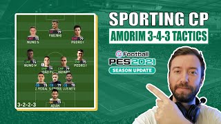 Sporting tactics | Ruben Amorim's 3-4-3 with high pressing