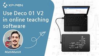 XP-PEN tablet connection and setup on computer and Android phone for online math teaching