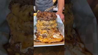 【シェイクツリー】肉まみれハンバーガー！（Shake tree：Meat-only 5-tier hamburger in Tokyo.）#japanesefood #shorts