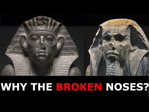 Why did they shoot the nose off the pharaoh?