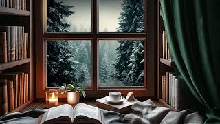 COZY READING NOOK | Relaxing Ambient Music to Read & Study 📚❄️