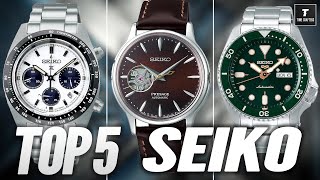 🔥 Top 5 Mejores Relojes Seiko  🚀 ¡Los Más Deseados del Año!