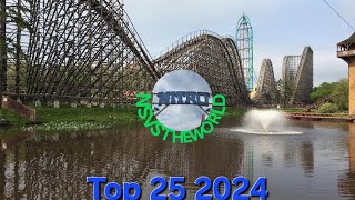 N.s vs the world's Top 25 Roller Coasters of 2024