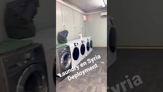 Deployment Part 9                    Laundry  #deployment #syria #usarmy #laundry