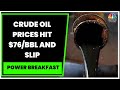 Crude Oil Prices Hit $76/bbl And Slip, Gold Prices Gain 1% Overnight, Copper Trades Firm | CNBC-TV18