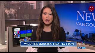 New wildfire burning near Lytton