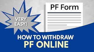 How To Withdraw PF Online | Online PF Withdrawal