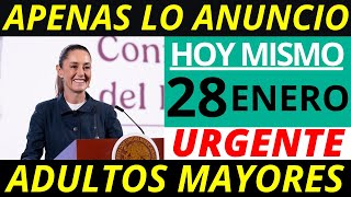 💥CONFERENCIA PRESIDENTA SHEINBAUM❗️MENSAJE 28 DE ENERO PUEBLO DE MÉXICO Y ADULTOS MAYORES