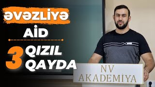 Əvəzliyə aid üç qızıl qayda (#Azərbaycan dili, #əvəzlik)