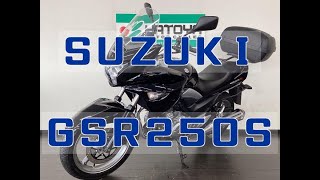 スズキ SUZUKI ＧＳＲ２５０Ｓ エンジン音 ハーフカウルのＳ！ETC・TOPBOX・サイドバッグサポート装着でロンツー楽々！！ #gsr250s