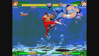 Guy vs. T.Hawk (Hardest AI Battle) - HYPER STREET FIGHTER ALPHA - 20230805