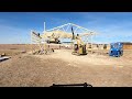 Pole Barn Time Lapse Framed In 1 Day! 40x60x16