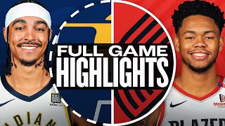 PACERS at TRAIL BLAZERS | FULL GAME HIGHLIGHTS | February 4, 2025